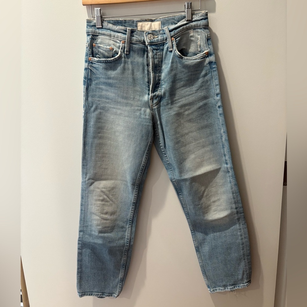 Light Wash Size 26 Mother Tomcat Straight Leg Jeans